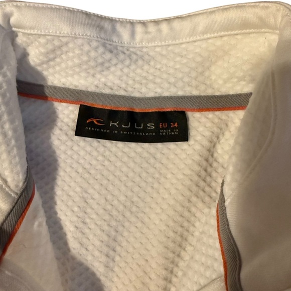 Kjus Diamond White Fleece Ladies Jacket Size XXS - Picture 3 of 5